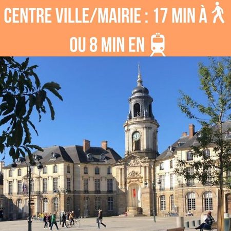 Apartmán Le Fatsia - Rennes Gare T2 Exteriér fotografie